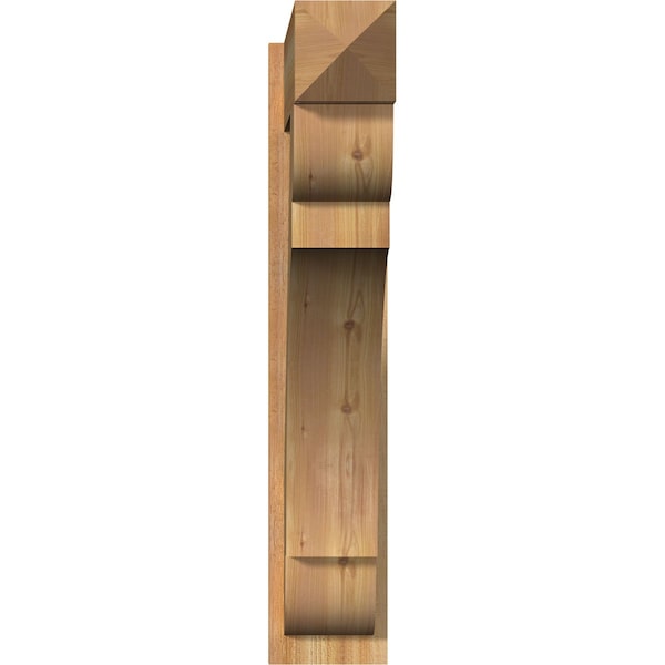 Olympic Arts & Crafts Rough Sawn Outlooker, Western Red Cedar, 8W X 38D X 42H